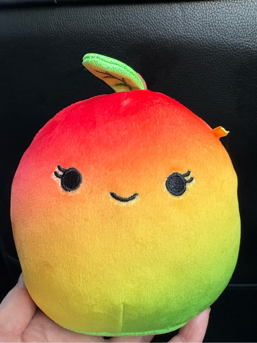 Squishmallows Rainbow Mango Plush - Red Orange Yellow Green